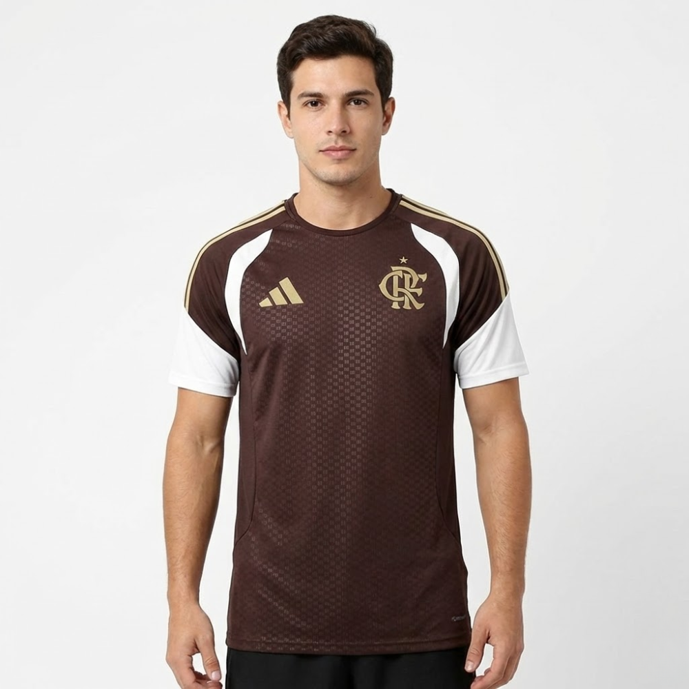 Camisa Flamengo Treino 2026/27 - Marrom