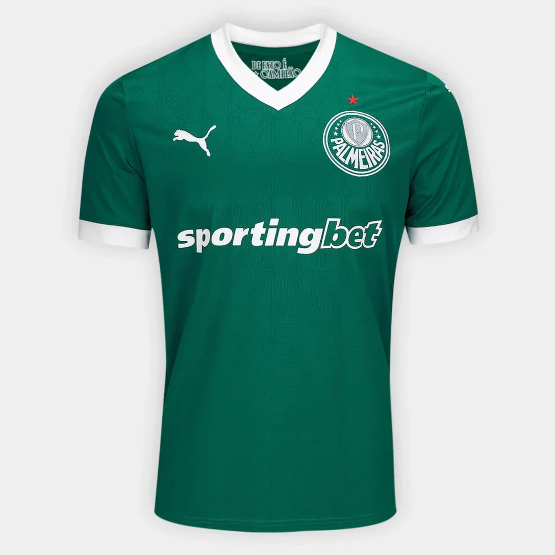 Camisa Palmeiras I 25/26 Torcedor Puma Masculina - Verde