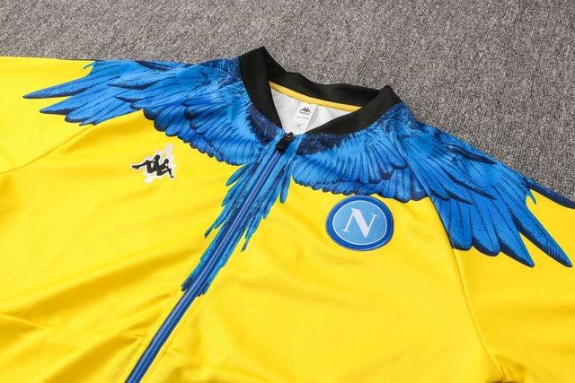 Conjunto Inverno Napoli Amarelo e Preto Kappa - Com Fecho
