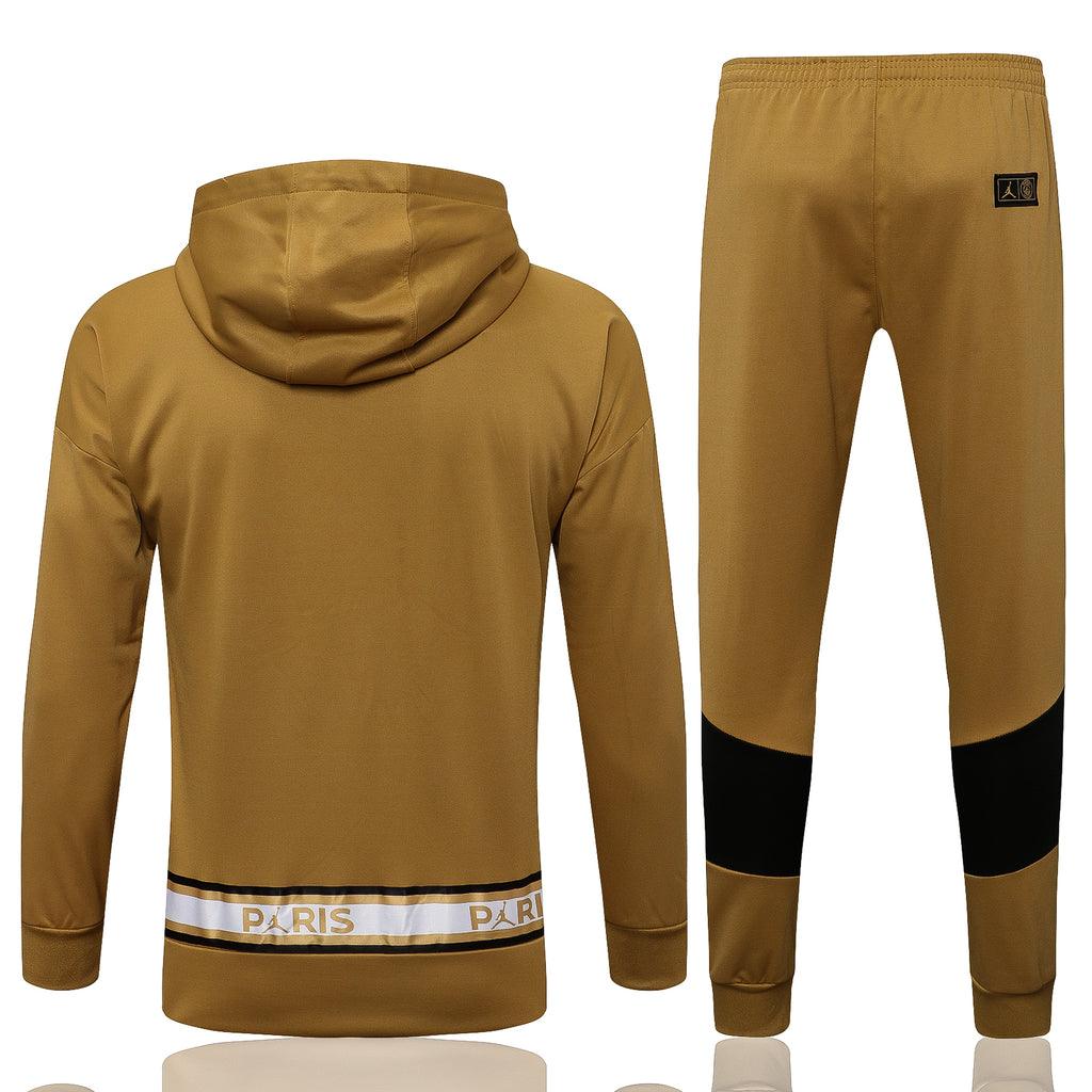 Conjunto Inverno PSG Amarela Jordan - Com Capuz