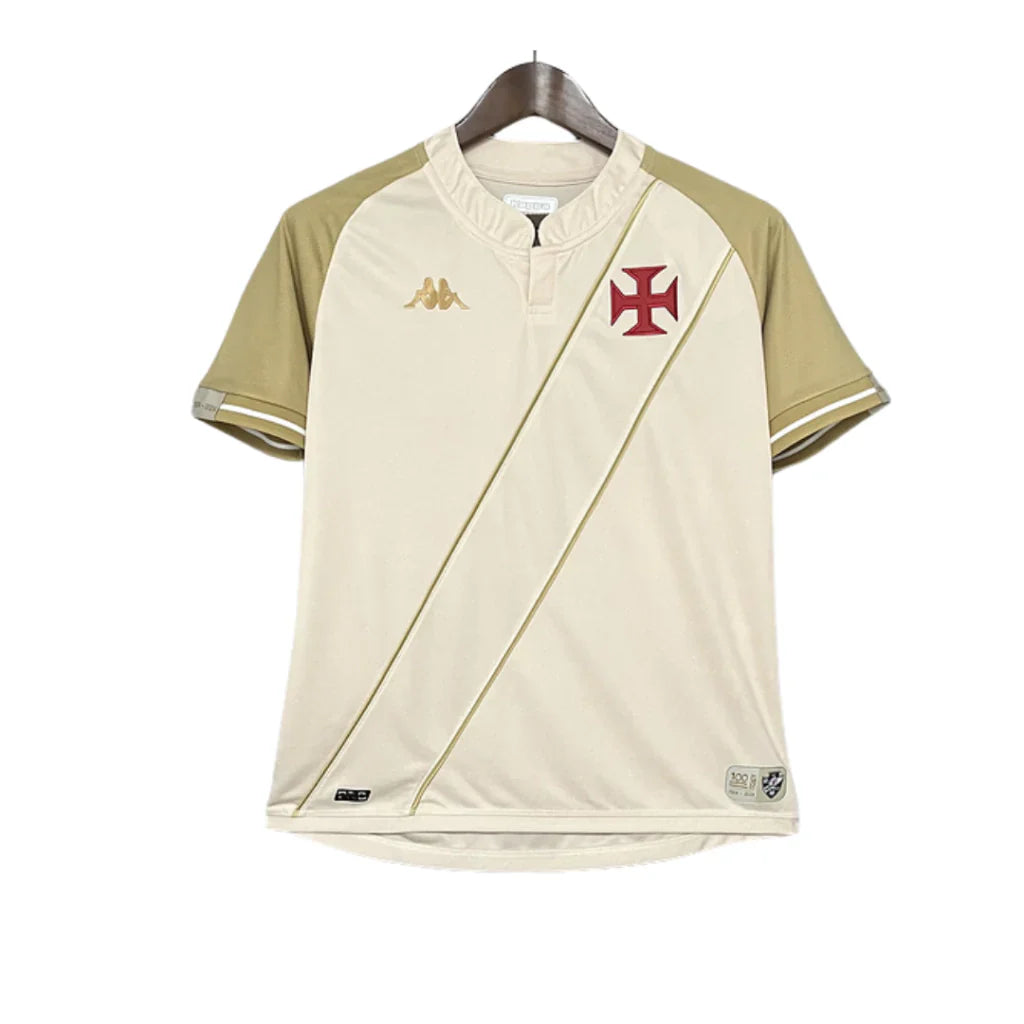 Camisa Vasco da Gama III 24/25 Feminina Torcedor - Bege