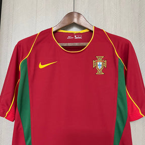 Camisa Portugal Retrô 2002 Vermelha