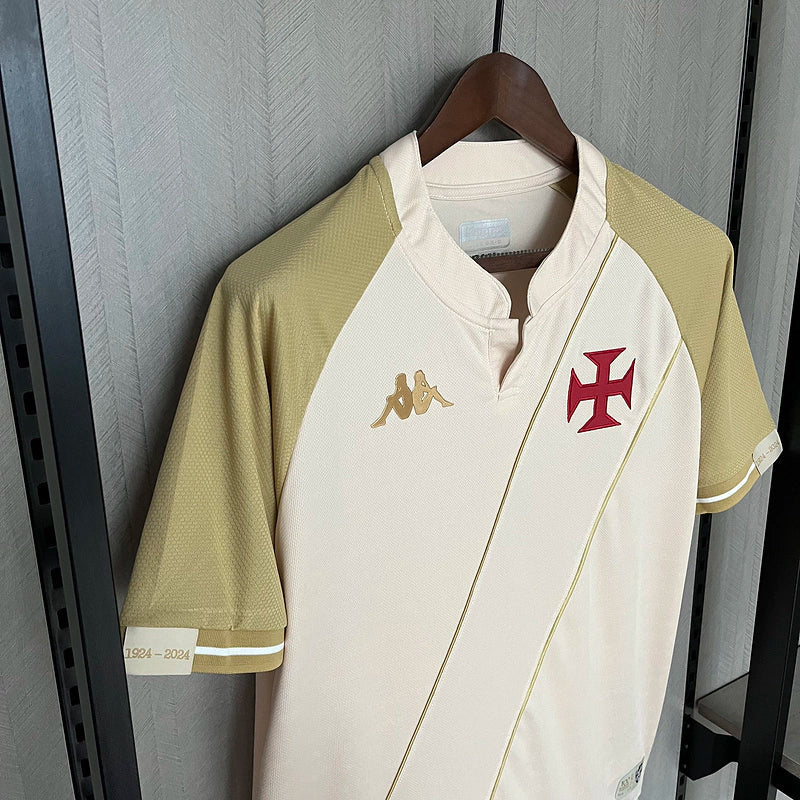 Camisa Vasco da Gama III 24/25 Feminina Torcedor - Bege