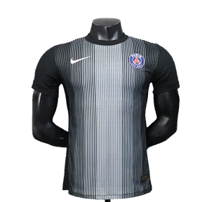 Camisa de goleiro do Paris Saint-Germain (PSG) 25/26 - Preta - Versão Jogador