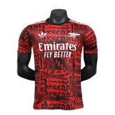 Camisa Arsenal 25/26 Treino - Vermelho Escuro - Versão Jogador