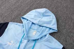 Conjunto Inverno Manchester City Azul Puma - Com Capuz
