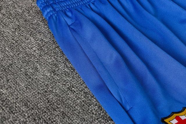 Conjunto Inverno Barcelona Azul e Grená Nike - Com Ziper