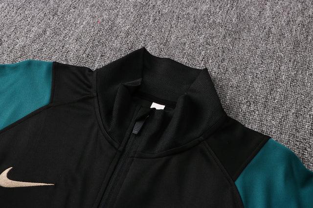 Conjunto Inverno Liverpool Preta Nike - Com Fecho