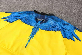 Conjunto Inverno Napoli Amarelo e Preto Kappa - Com Fecho