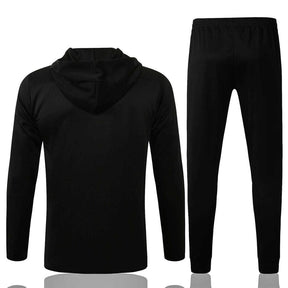 Conjunto Inverno Real Madrid Preto Adidas - Com Fecho e Capuz