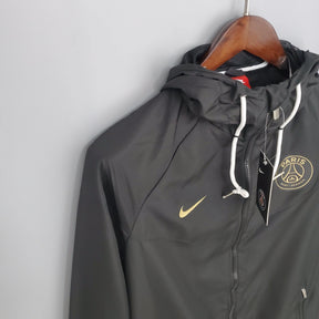 Corta-vento PSG Nike - Preto e Chumbo